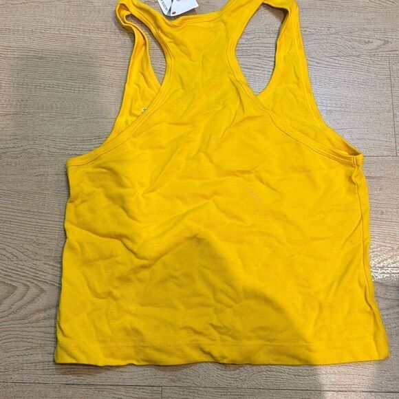 NWT Lacoste women’s yellow tank top size 40 / medium - Picture 5 of 5